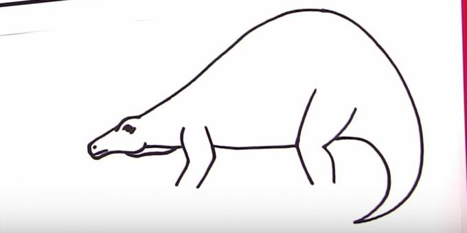Kako nacrtati Stegosaurusa: dodajte leđa i rep