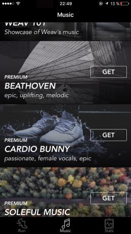 aplikacija za iOS, trčanje