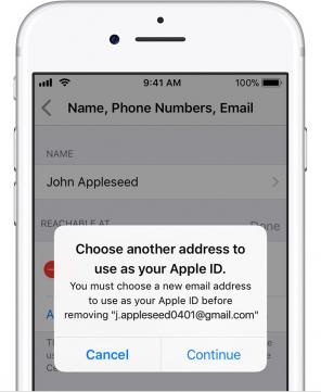 Kako promijeniti Apple ID s e-mail adresu treće strane na domeni icloud.com