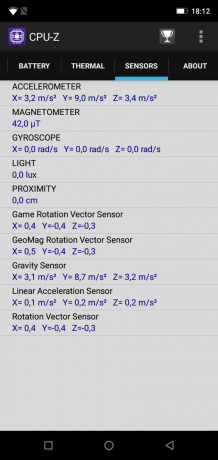 Oklop Ulefone 5: CPU-Z