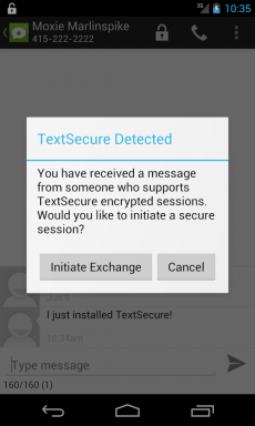 TextSecure šalje šifrirane SMS-ki