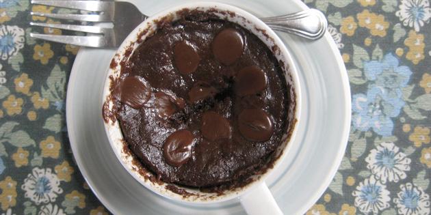 Recepti brze obroke: čokolada kolač u šalici