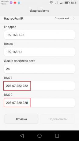 Kako postaviti DNS-poslužitelja na Androidu