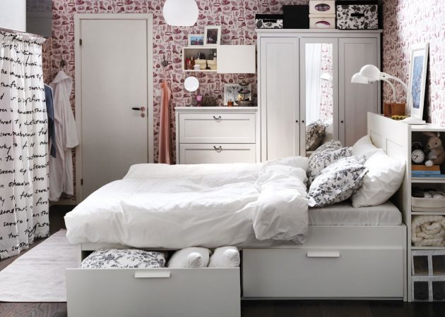 Mala spavaća soba: odabrati pravi krevet