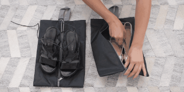 Kako spakirati u kofer: Posebni cipela pokriva