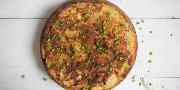Krumpir omlet: gotovih jela