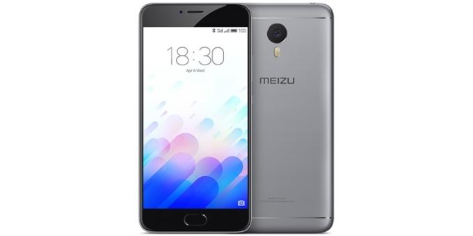 smartphone Meizu: Meizu M3 Napomena