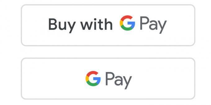 Tipke s Google Pay logo