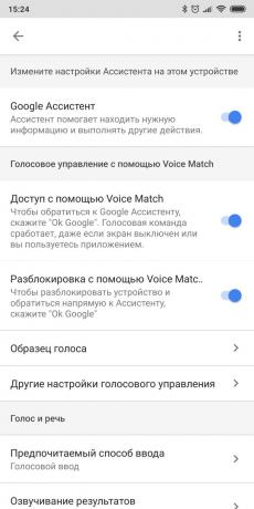 Postavite telefon na operativnom sustavu Android: pretvoriti Ok Google tim u Google Assistant