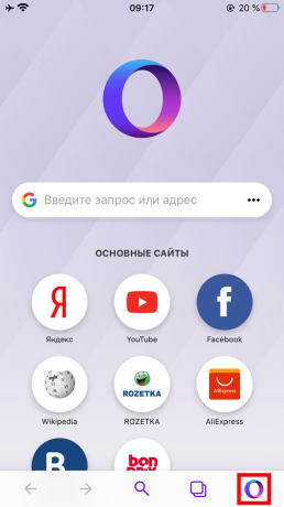Kako omogućiti anonimni način rada u Opera Touch na iPhoneu