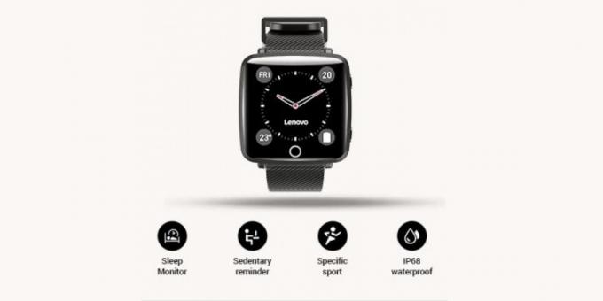 Smartwatch Lenovo Carme s klasičnim biranje