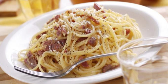 Recept za tjesteninu carbonara