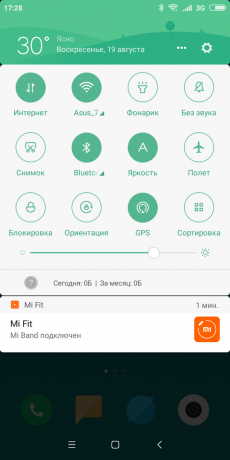 Xiaomi redmi 6: Brzo Postavke ploča