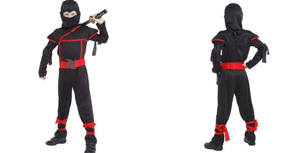 Ninja kostim za Noć vještica