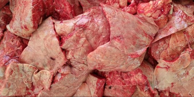 Kako kuhati goveđa pluća: ohlađena goveđa pluća