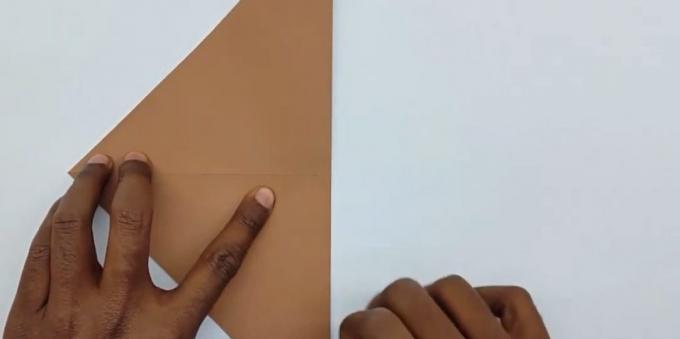 kako napraviti presavijanja omotnice papir kvadrat