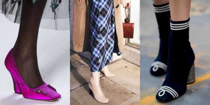 Ženske obuće: cipele s kvadratnim prstiju