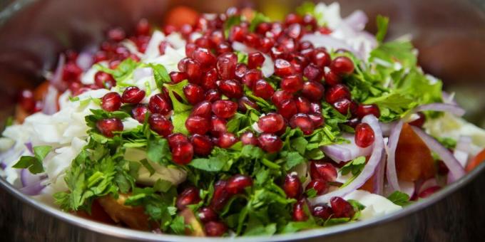 Salata od nara i rajčice: jednostavan recept
