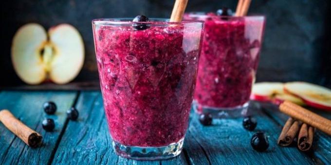 Aronije recepti: Smoothies sa Aronia, banana i jabuka