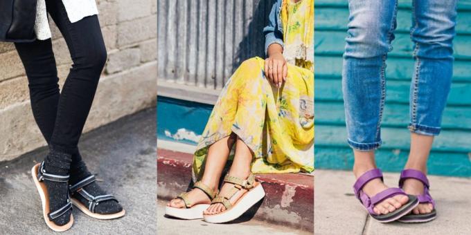 Ženska obuća: Sandale Teva stil