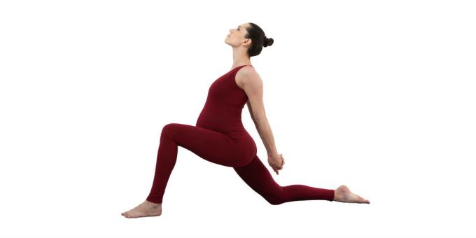 Yoga za trudnice: držanje vozača (Aswa sanchalasana)
