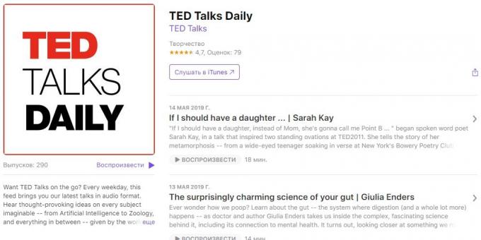 Zanimljivi podcasti: TED Talks Dnevni