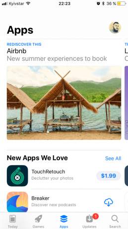 IOS 11: Ažurirani App Store