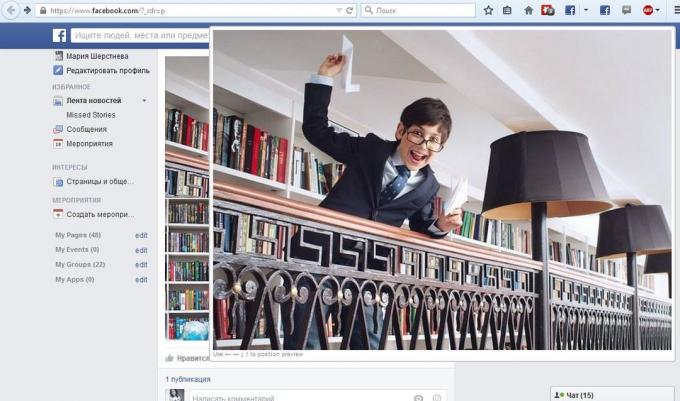 Proširenje Photo Zoom za Facebook za Chrome