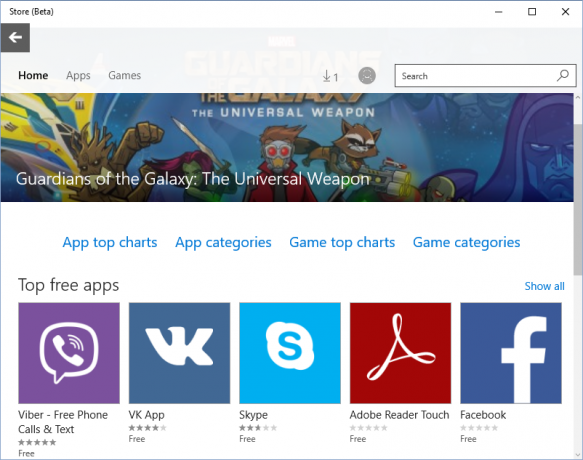 Ulaganje univerzalne aplikacije iz Windows Store 10