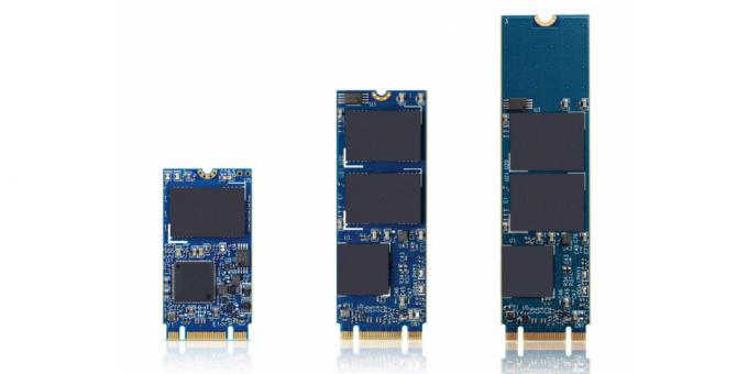 Koji je najbolji SSD: Tri pogon SSD M.2 različite duljine 