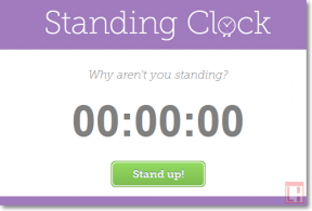 StandingClock: Vrijeme je za praćenje u stojećem položaju