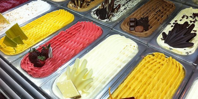 vrste sladoleda: Gelato