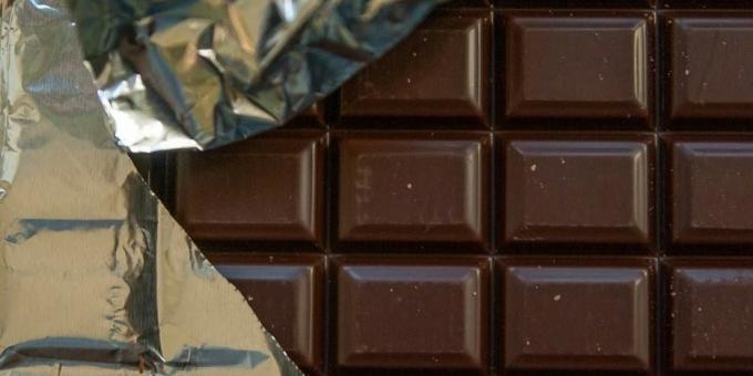 Koja hrana sadrži željezo: tamna čokolada