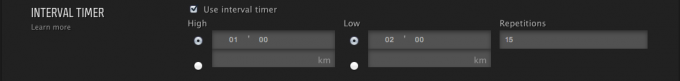 Suunto Ambit2 intervalima Movescount