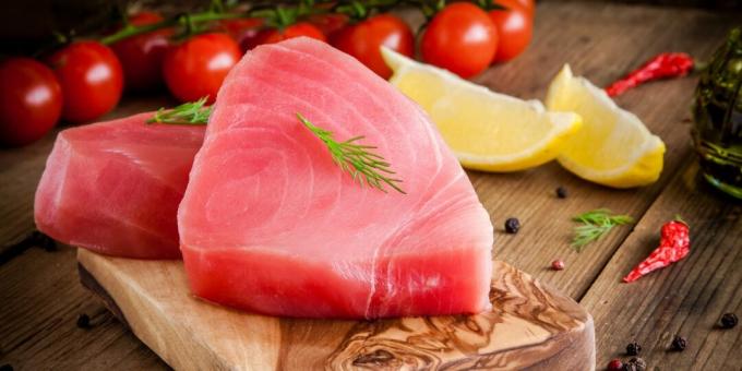 Hrana koja sadrži jod: tuna