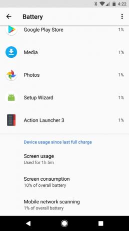 Android O: statistike o bateriji