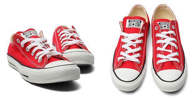 Niske crvene cipele Converse
