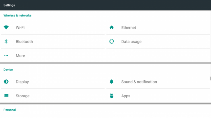 Xiaomi Mi TV Box 3 Enhanced: Program ljuska