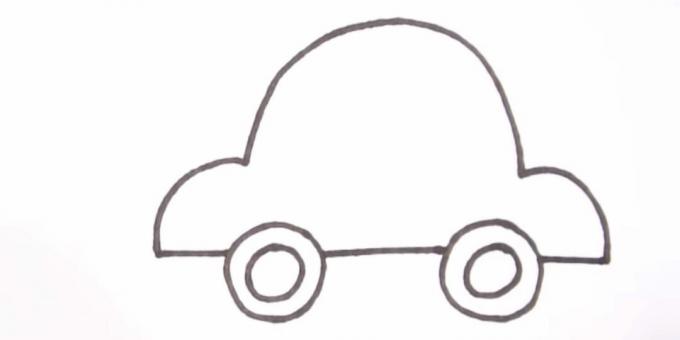 Kako nacrtati automobil: završiti karoseriju