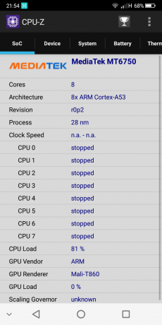 CPU-Z procesor