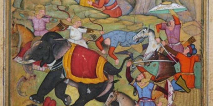 Tamerlane napada vojsku sultana iz Delhija