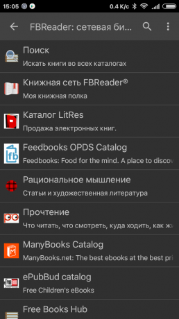 FBReader: mreža knjižnica