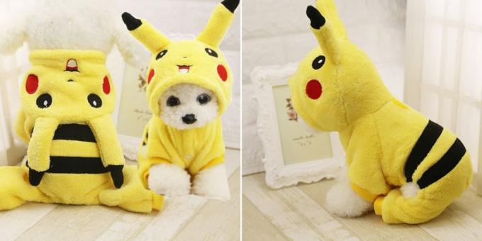 Božićni kostimi za pse i mačke: Pikachu