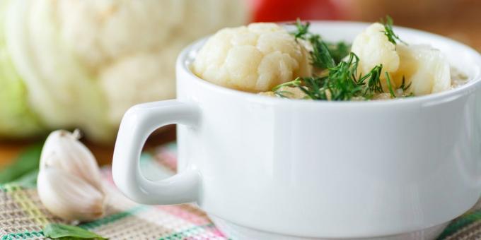 Krumpir juha sa šampinjonima cvjetača