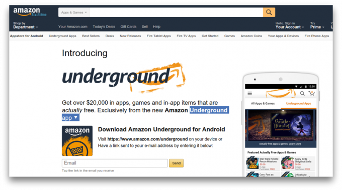 Amazon Podzemni aplikacije - aplikacije za Android besplatno