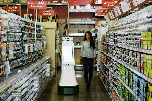 OSHbot robota Lowe-a hipermarket