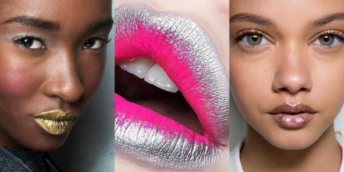 Novi šminka: usne metalik boja