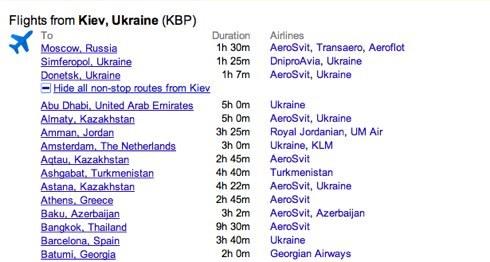 Usporedba Google i Yandex usluga u potrazi za avionom i željezničke karte