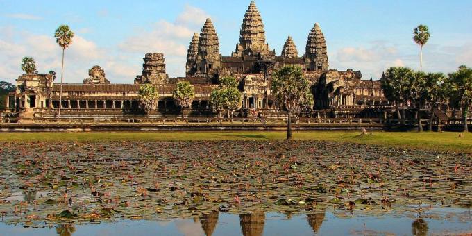 Azijski teritorija nije uzalud privlače turiste: arheološki park Angkor, Kambodža