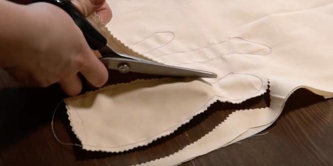 Kako šivati ​​lutku Tilda: šivajte i izrežite detalje